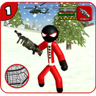 Stickman santa claus rope hero 圖標