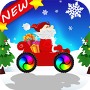 Santa Cart Hill Climb Gifts Adventure Race APK