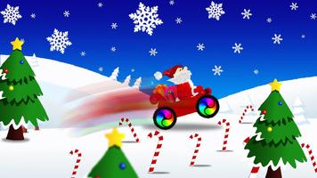 Père Noël Cart Hill Climb Livraison de cadeaux capture d'écran 3