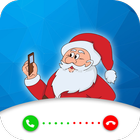 Video call from santa claus icône