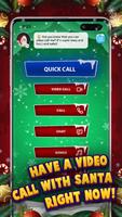 Santa Video Call Simulated poster