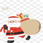 Santa Claus Christmas Stickers For Whatsapp icône