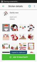 Santa Claus Christmas Stickers For Whatsapp capture d'écran 1