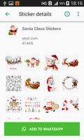 Santa Claus Christmas Stickers For Whatsapp capture d'écran 2