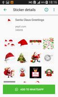 Santa Claus Christmas Stickers For Whatsapp capture d'écran 3