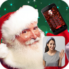 santa claus call – video call icon