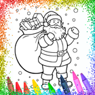 Glitter Santa Coloring Book icon
