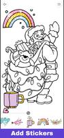 Glitter Santa Coloring Book screenshot 1