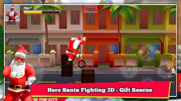 Hero Santa Fighting 3D - Gift Rescue Affiche