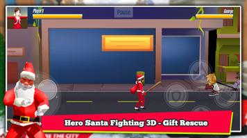 Hero Santa Fighting 3D - Gift Rescue capture d'écran 1