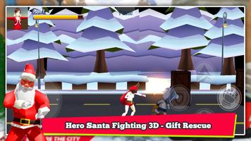Hero Santa Fighting 3D - Gift Rescue capture d'écran 3