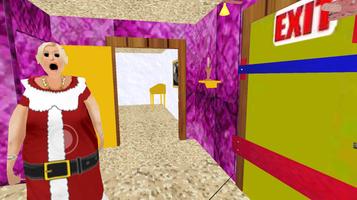 Santa Scary Granny Escape poster