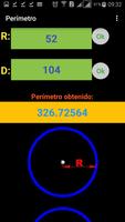 Calculadora de perímetro de círculos  Free ảnh chụp màn hình 2