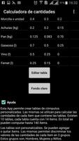 Calculadora para eventos Free ảnh chụp màn hình 2