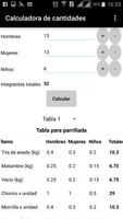 Calculadora para eventos Free ảnh chụp màn hình 3