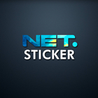 NET. Sticker icône