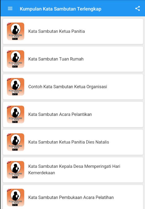 Kumpulan Kata Sambutan Terlengkap For Android Apk Download