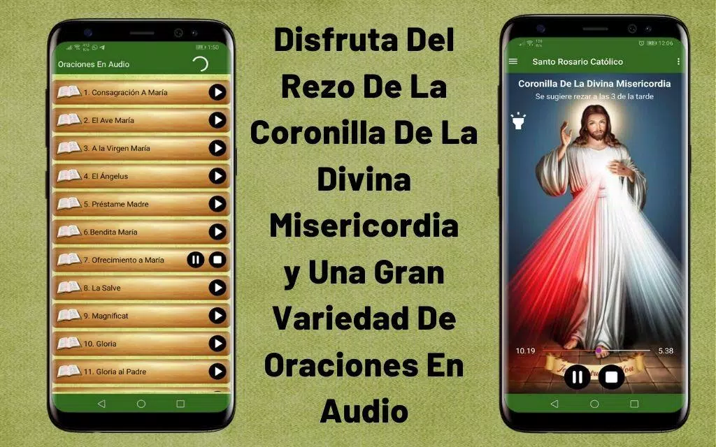 Descarga de APK de Rosario Católico Con Audio, Sa para Android