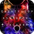 Neon Wolf Keyboard + Emoji APK