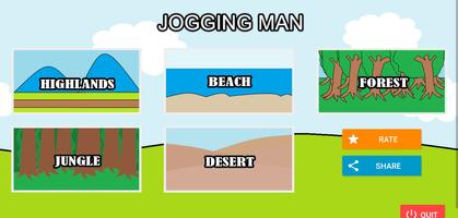 Jogging Man Affiche