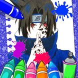 ”Sasuke Uchiha: Coloring Game