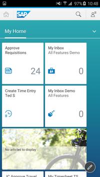 SAP Fiori screenshot 1