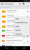 SAP Mobile Documents imagem de tela 1