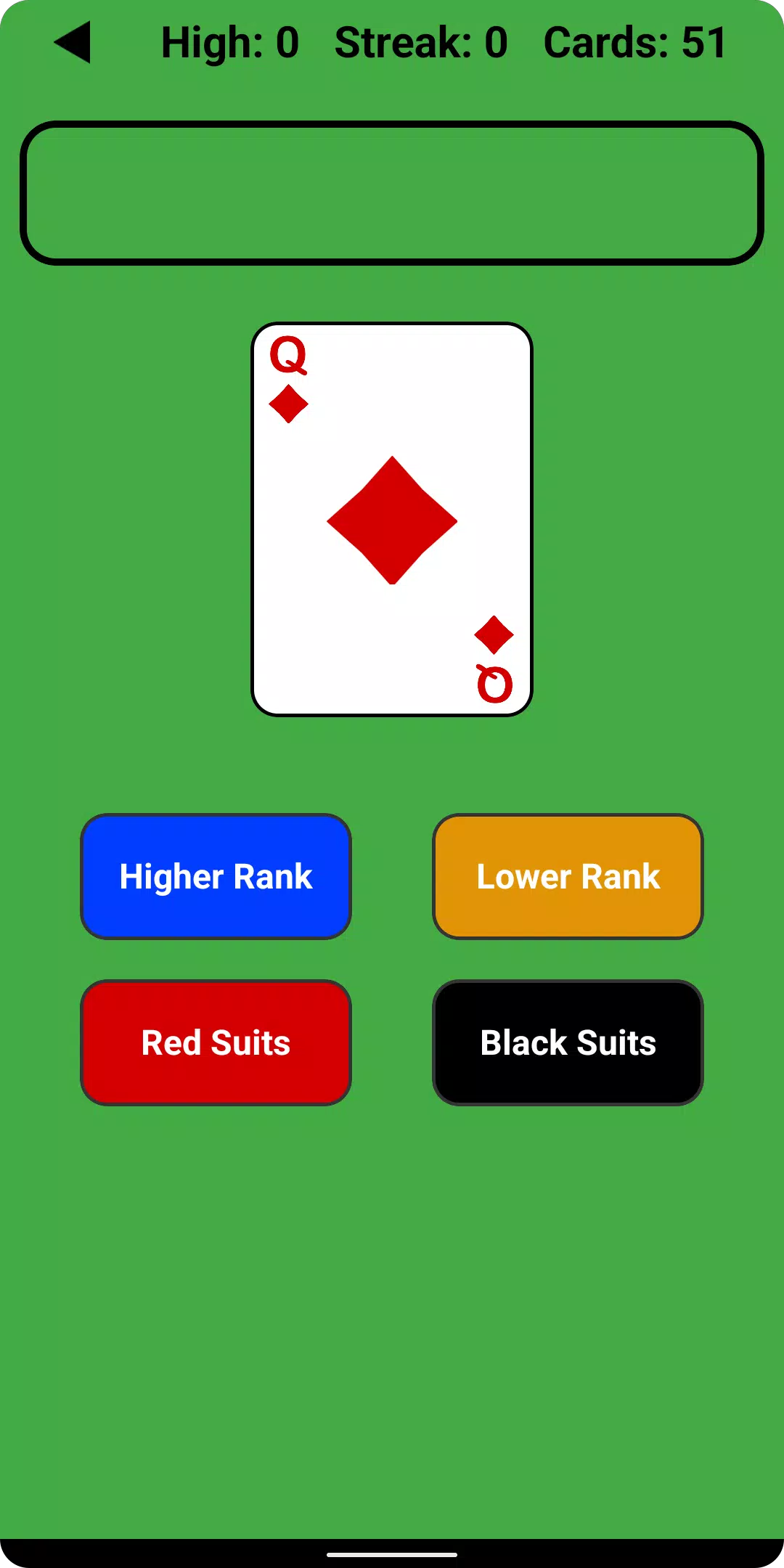 Next Card? Next Card?