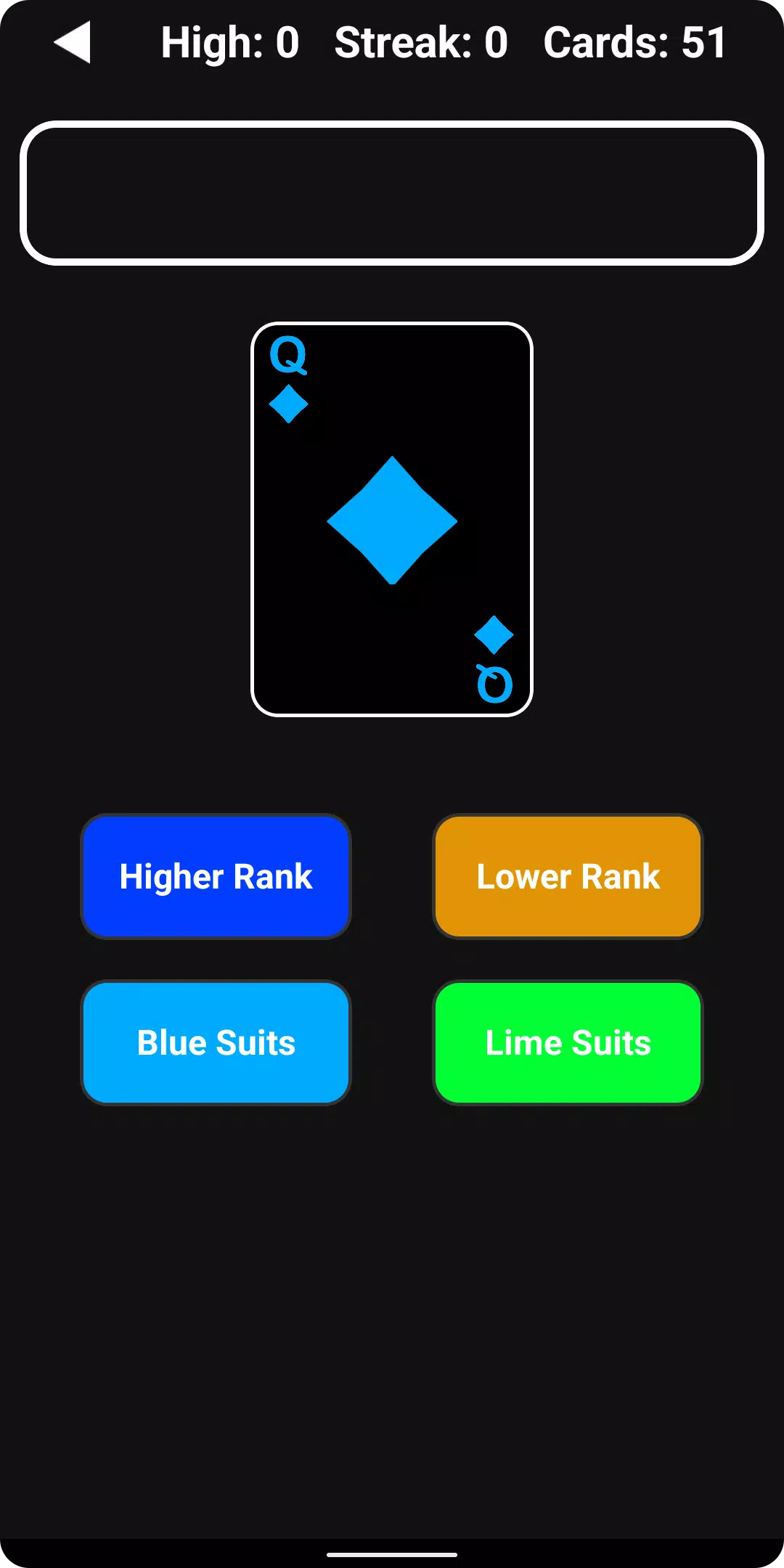 Next Card? Next Card?