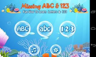 Missing Alphabets & Numbers Affiche