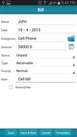 Bill Reminder Expense Tracker screenshot 3