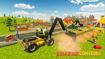 Heavy Excavator Crane Simulator - 3D Construction screenshot 1