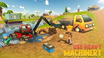 Heavy Excavator Crane Simulator - 3D Construction screenshot 3