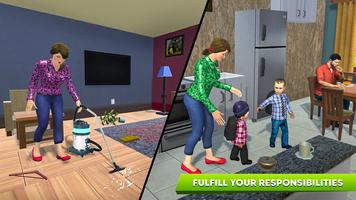 Virtual Housewife Family Game capture d'écran 2