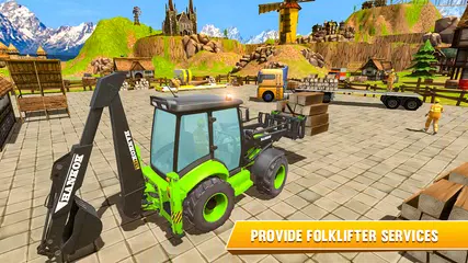 Скачать Экскаватор-трактор-симулятор APK