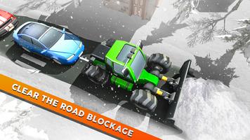 Snow Rescue Excavator - 3D Simulation poster