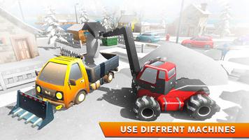 Snow Rescue Excavator - 3D Simulation screenshot 1