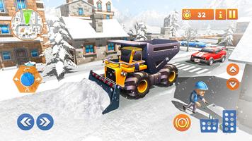 Snow Rescue Excavator - 3D Simulation screenshot 2