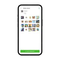 Anime Sticker captura de pantalla 1