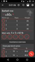 5x5 Workout Logger Screenshot 2