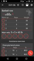 5x5 Workout Logger 스크린샷 2