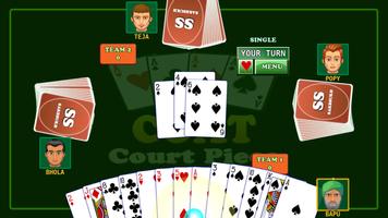 Card Game Coat : Court Piece تصوير الشاشة 1