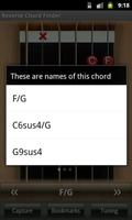 Reverse Chord Finder Free captura de pantalla 1