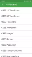 CSS and CSS3 Tutorials ảnh chụp màn hình 6