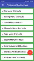 Photoshop Shortcut Keys Plakat