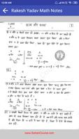 Rakesh Yadav Math Class Notes in Hindi Ekran Görüntüsü 3