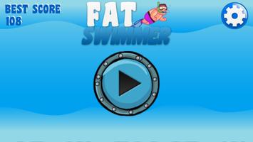 Fat Swimmer Affiche