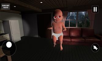 Scary Baby In Haunted House poster