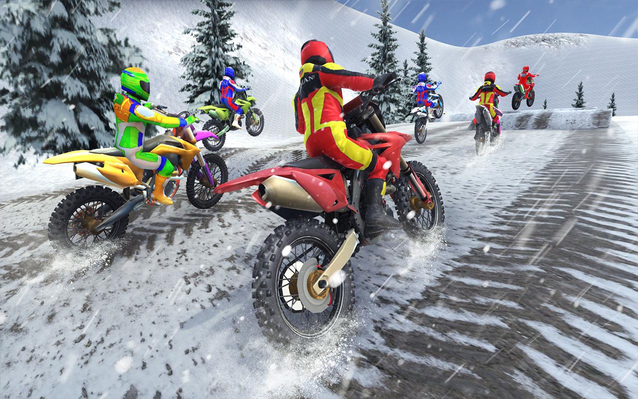 Dirt Bike снег