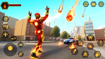 불의 영웅 3D-수퍼히어로 계략 스크린샷 1